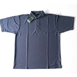 River's End Polo Men's Size XL Navy Blue‎ Short Sleeve Moisture Wicking Golf